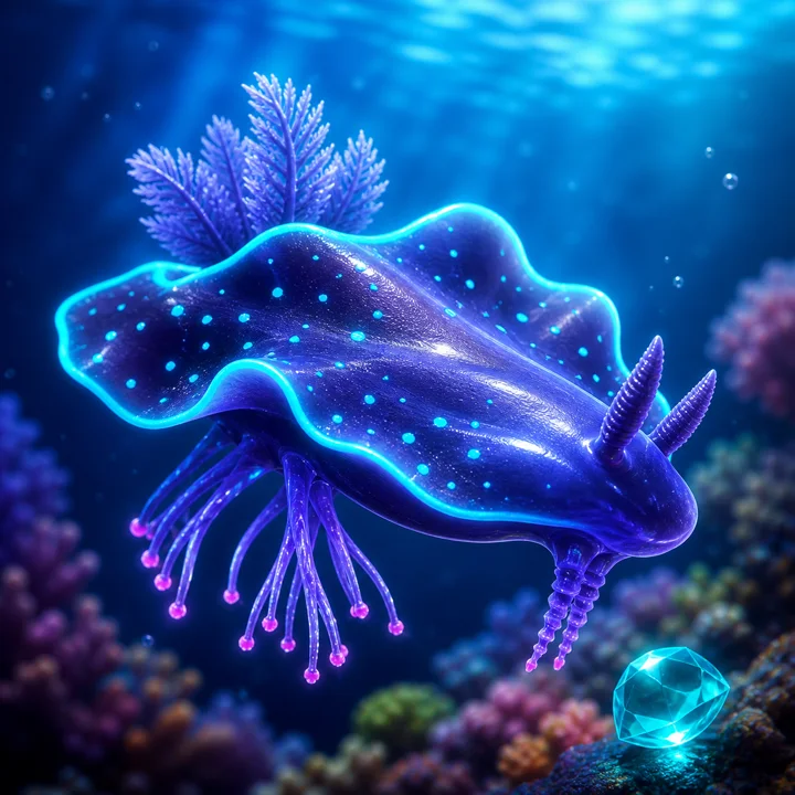 Neon nudibranch Aqua Breed app icon